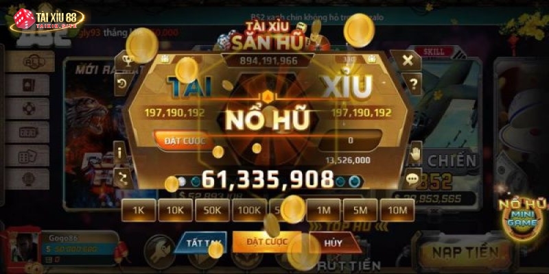 Cá cược tài xỉu Sin88 nhận tiền thưởng khủng