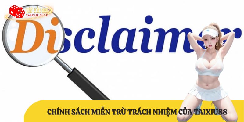 Chi tiết về chính sách miễn trừ trách nhiệm của TAIXIU88