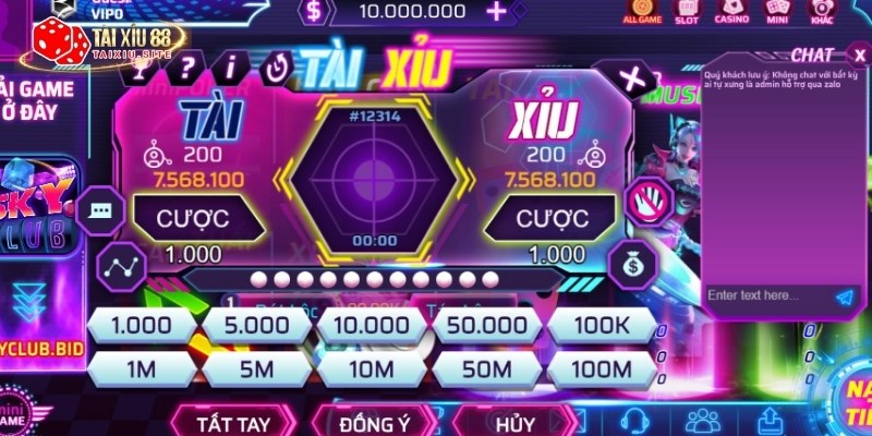 Hình ảnh Sky Club Tài Xỉu Cân Bảng