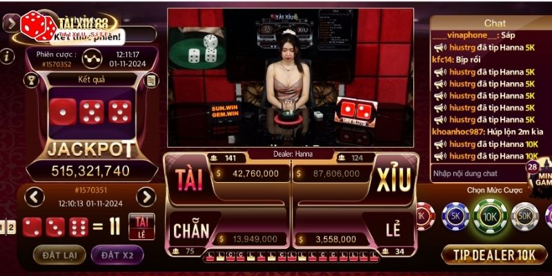 Hình ảnh Nhất Vip Tài Xỉu livestream