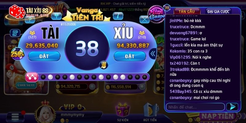 Hình ảnh Tài Xỉu RIKVIP Nổ Hũ