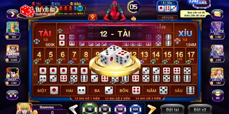 Một số hình ảnh tài xỉu online